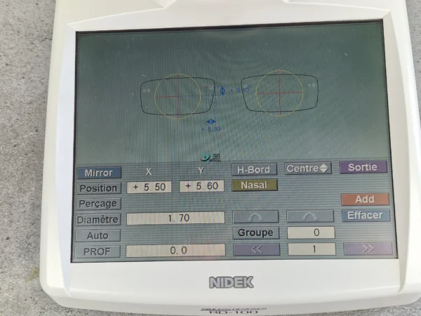 Nidek RD-100 Rimless Designer