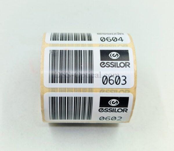 Set of labels X95A05 for Essilor
